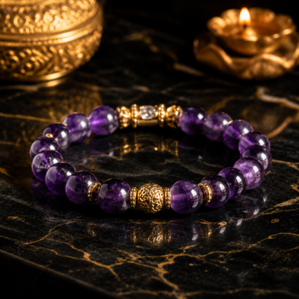 Natural Amethyst Bracelet